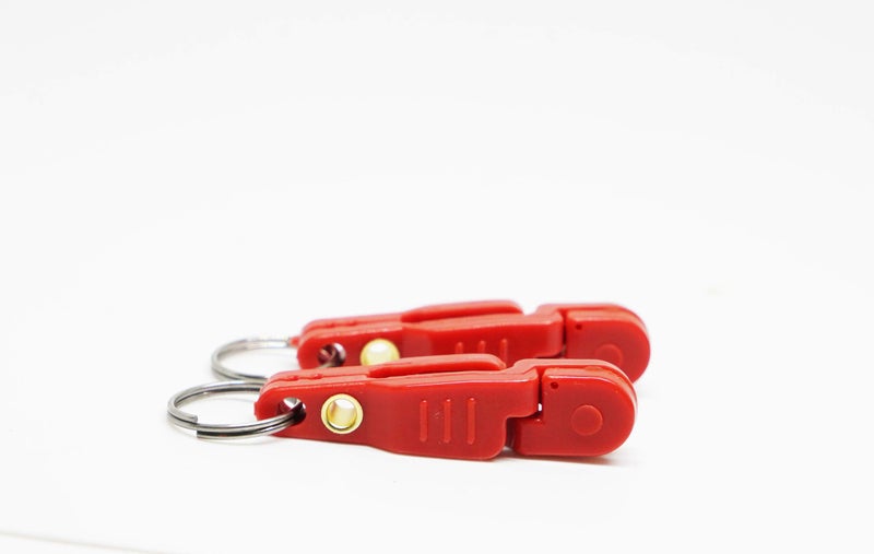 Bimini Lures Pro Snap Weights for trolling - Red Clip (Red - 2 Clips per Pack) - Image 2